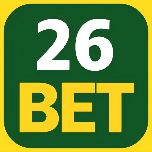 Imagem promocional da 26BET mostrando a plataforma e suas vantagens