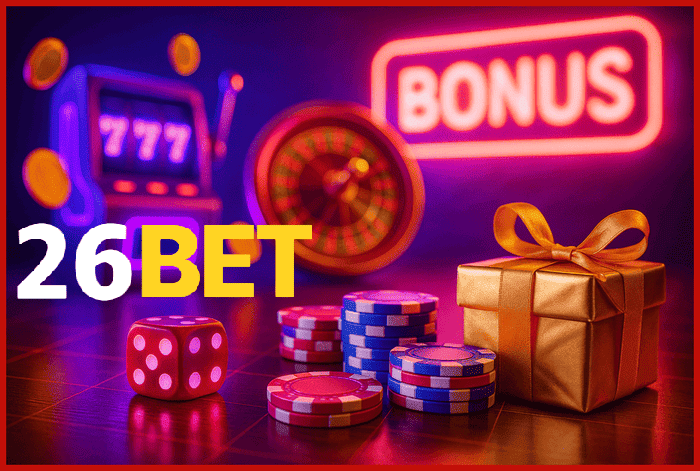 Exemplo Rollover 1 ilustrado com valores reais para demonstrar requisitos de apostas na 26BET.